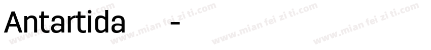 Antartida 字体下载字体转换